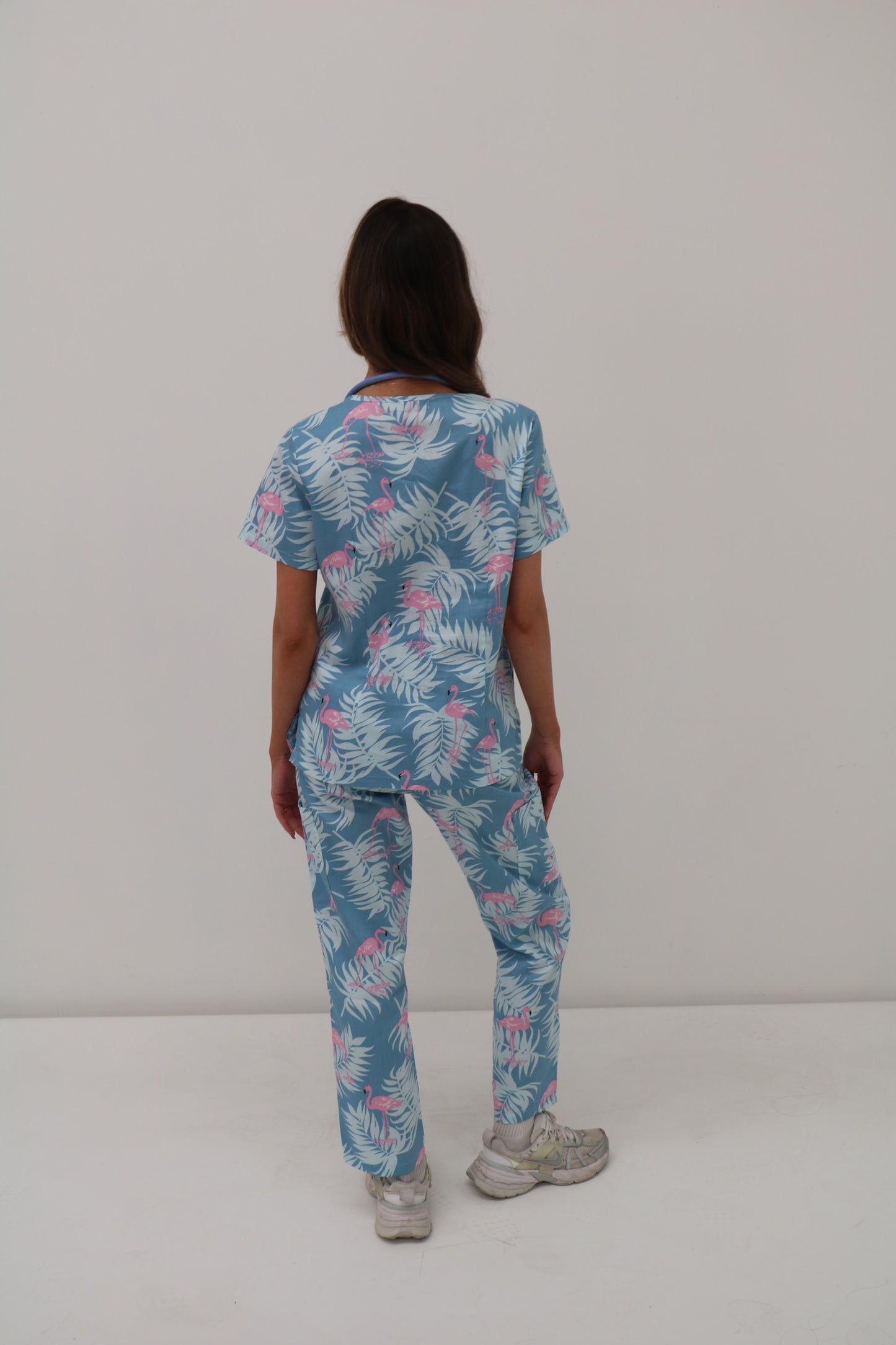 Flamingo Scrub Set