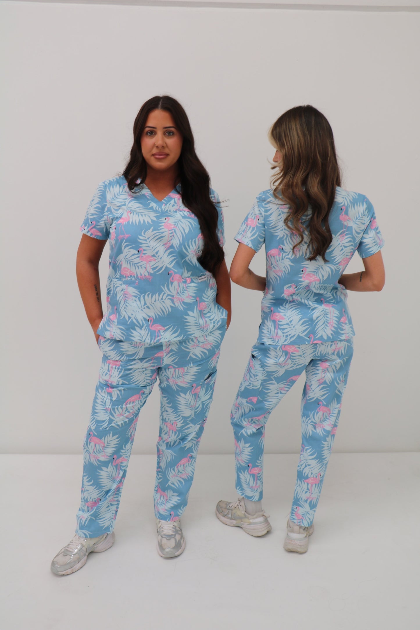 Flamingo Scrub Set