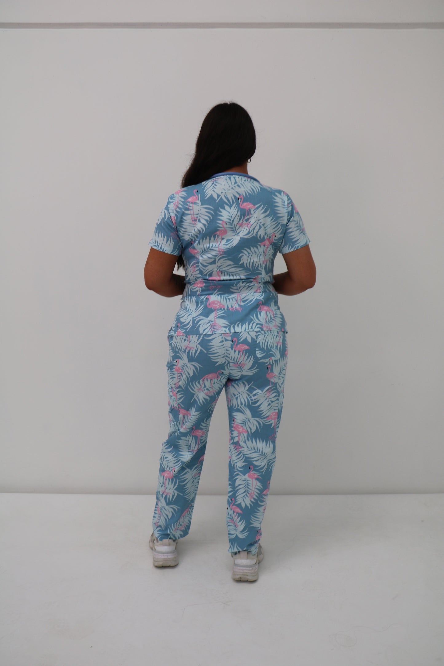 Flamingo Scrub Set