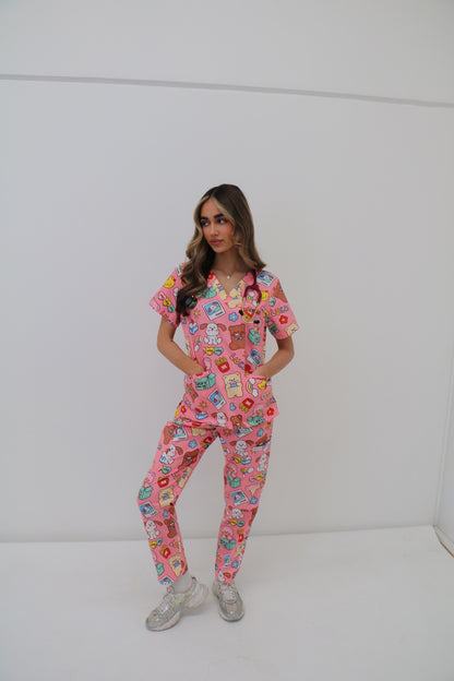 Beary Bear Scrub Set