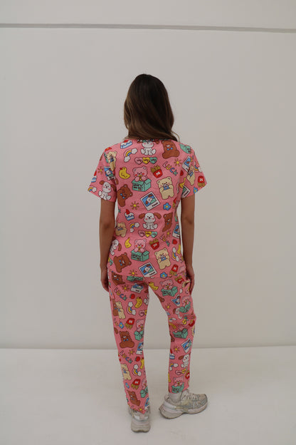 Beary Bear Scrub Set