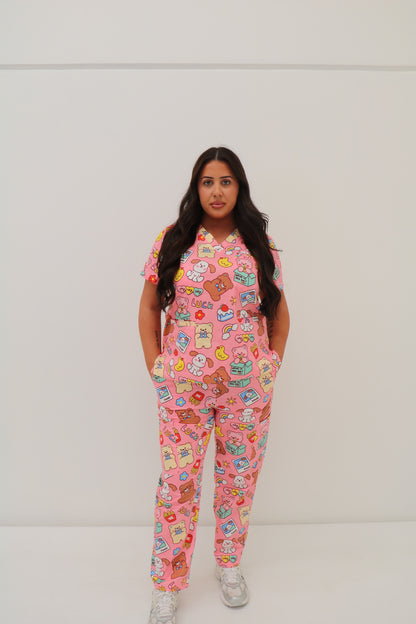 Beary Bear Scrub Set